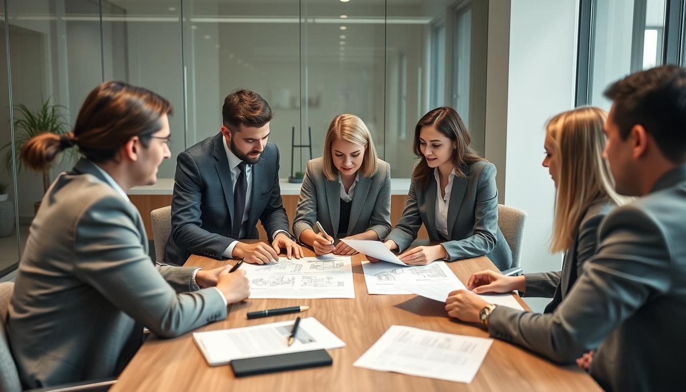 Family elder care planning discussion